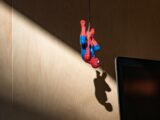 Spider-Man hanging action figure