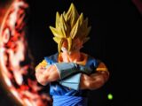 A close up of a dragon ball action figure