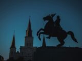 St. Louis Cathedral during golden hour