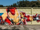 Iron Man graffiti