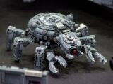 a close up of a lego model of a spider